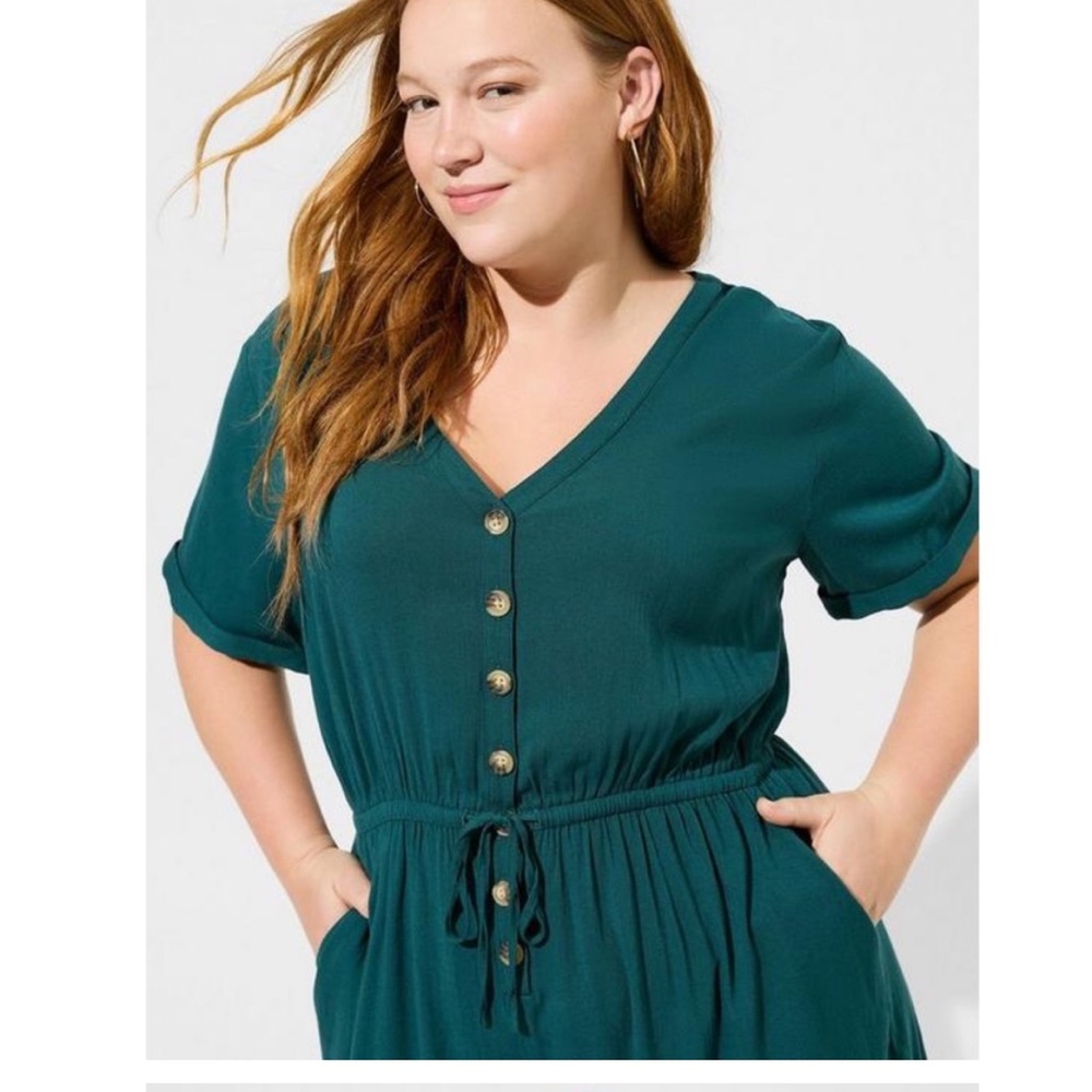 NWOT Teal Romper